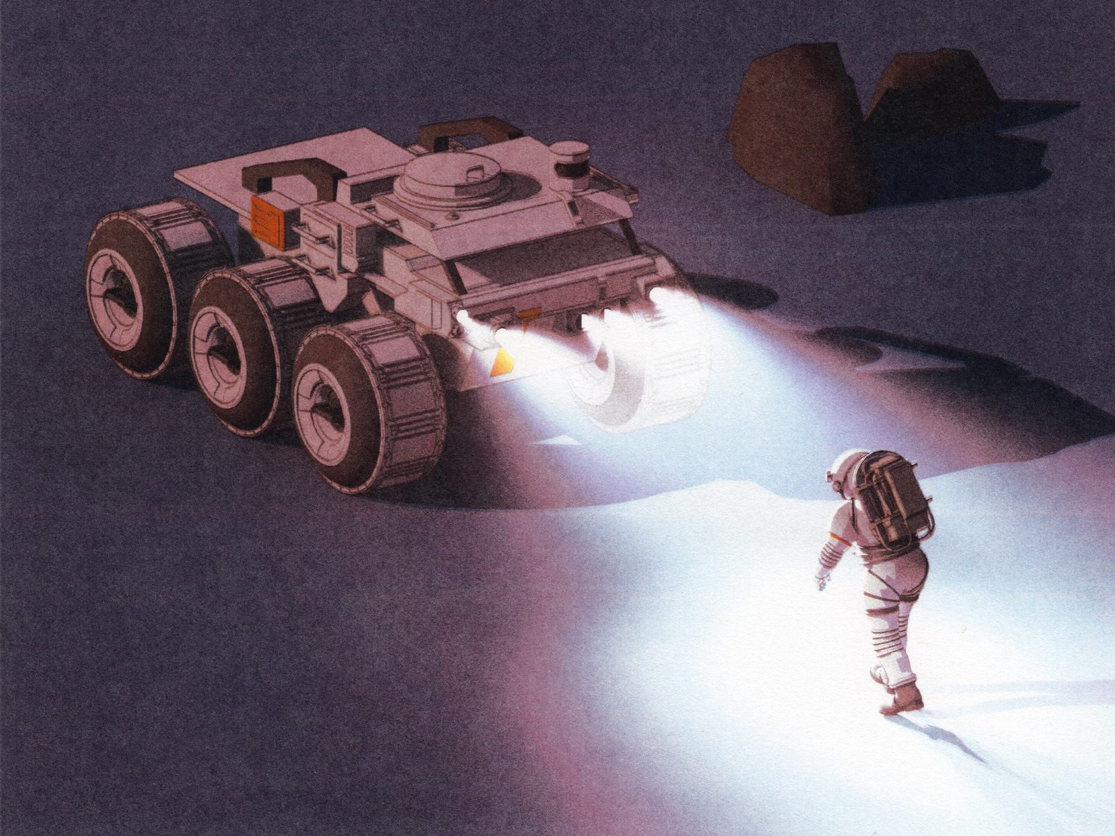 Picture vehicles staged on a production set