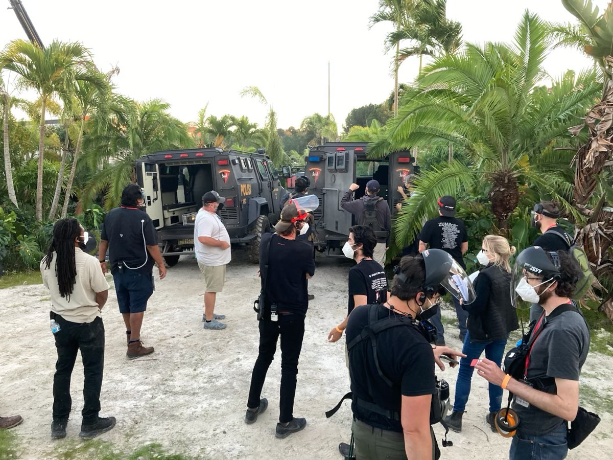 Lowriders staged on a production sound stage